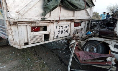 Eight of family die in van-truck collision in Layyah