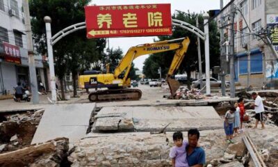 Floods, mudslides kill two in northwestern China city