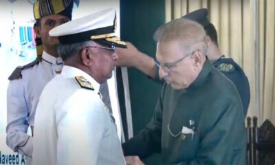Naval Chief decorated with Nishan-e-Imtiaz