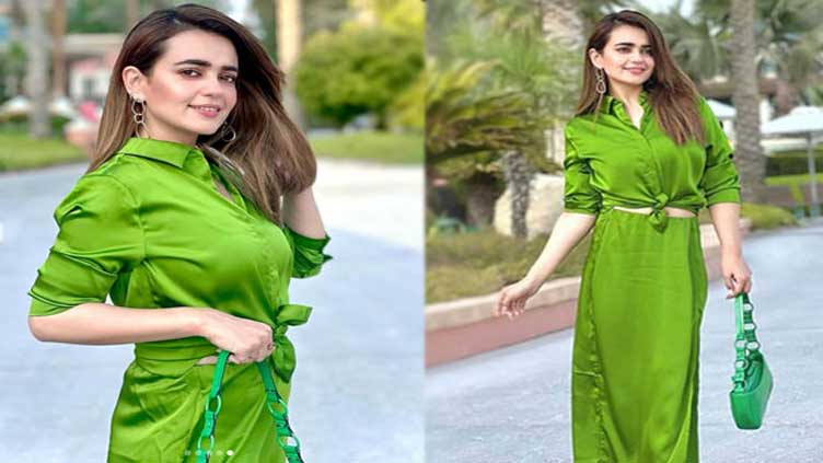 Sumbul Iqbal captivates fans with stunning all-green ensemble in UAE