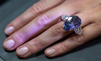 Vivid blue diamond could sell for $50 million at Christie's auction