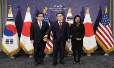 S.Korea, US and Japan condemn North Korea over arms trade with Russia