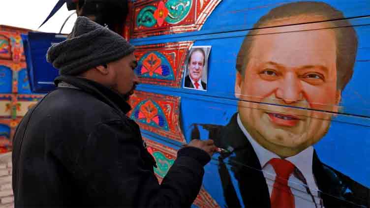 Pakistan election 2024: Artwork on trucks dwindles as posters take over