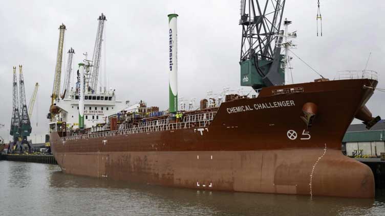 Wind-powered Dutch ship sets sail for greener future