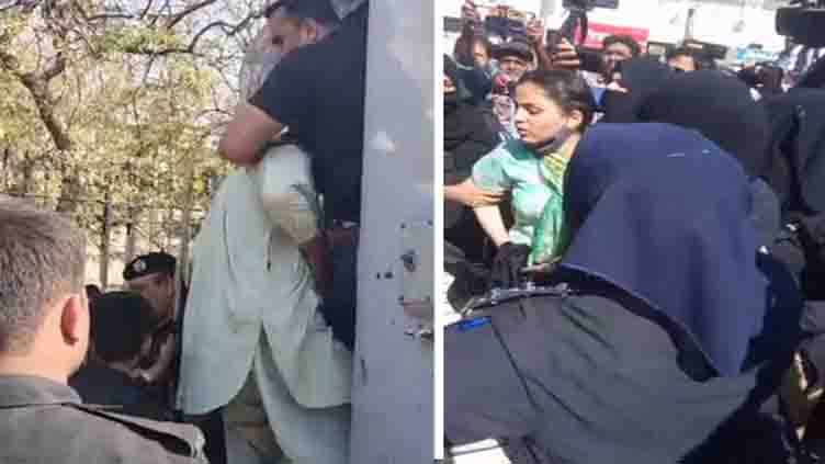 Police arrest protesters ahead of oath-taking ceremony in Sindh Assembly