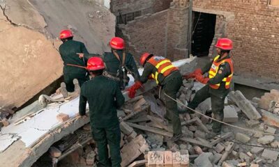 Nine killed as residential building collapses in Multan