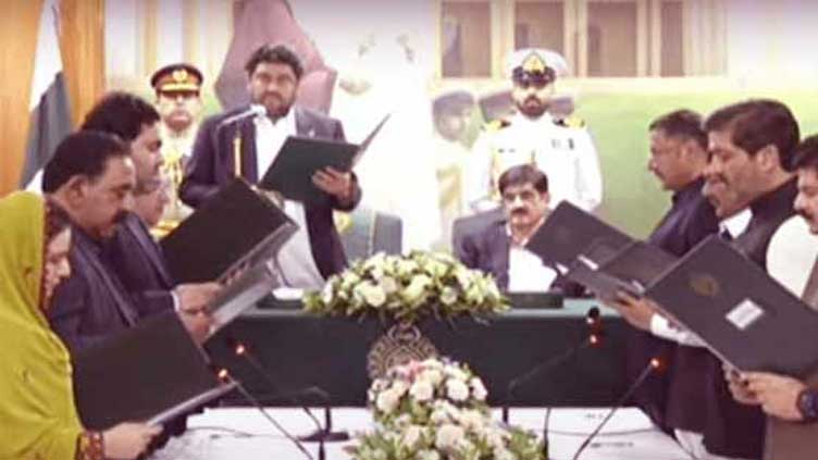 Eight more ministers of Sindh cabinet sworn in