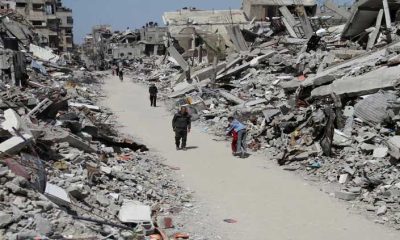 Footage shows a lively Gaza turned to wasteland since war began