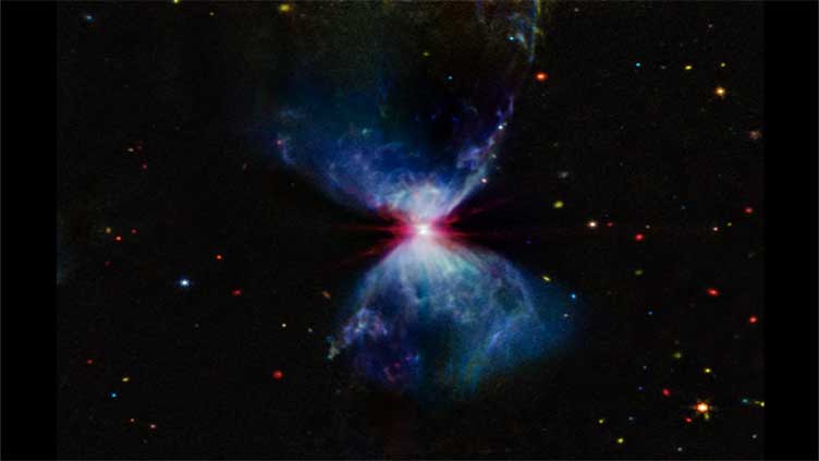 Nasa records 'fireworks' around forming star