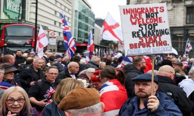 Heavy police presence as rival London marches begin