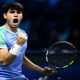 Alcaraz beats Rublev to open ATP Finals account