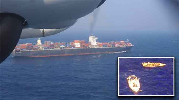 Pakistan Maritime Security Agency rescue 12 crew members of Indian cargo ship