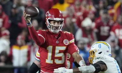 Chiefs win 9th straight AFC West title, beating Chargers 19-17 on bank-shot field goal