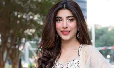 Urwa Hocane slips during ramp walk