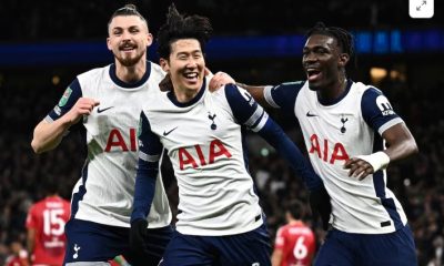 Tottenham survive Man Utd comeback to reach League Cup semis