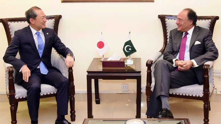 Finance Minister Aurangzeb discusses bilateral cooperation with Japanese envoy