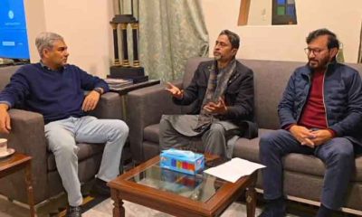 Shahbaz Senior, Khawaja Junaid call on Mohsin Naqvi