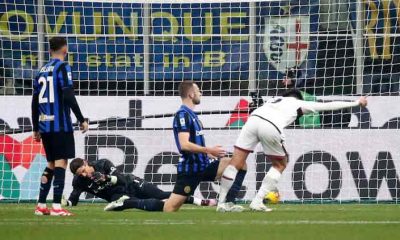 Inter drop points in 2-2 home draw against Bologna