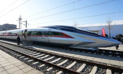 'World's fastest bullet train' unveiled in China