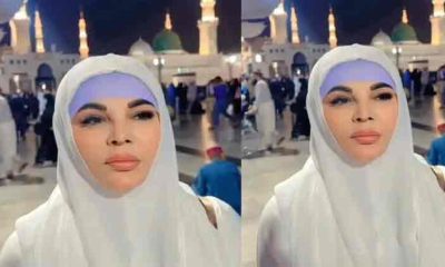 WATCH: Rakhi Sawant greets 2025 with Umrah, footage go viral